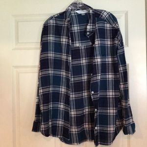 Old Navy The Boyfriend Shirt Flannel